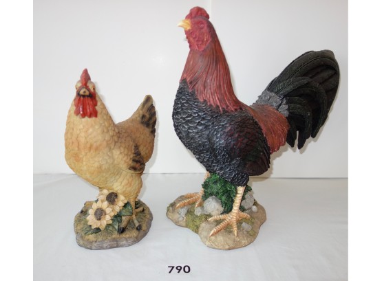 Composite Rooster & Hen