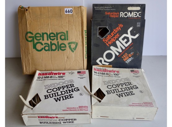 4 Boxes Of Copper Building Wire