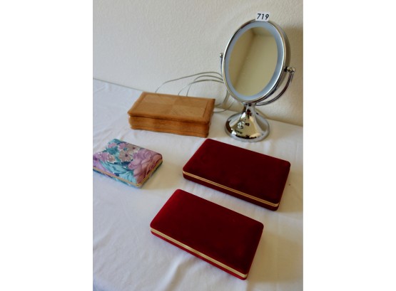 Conair Vanity Mirror & Jewelry Boxes
