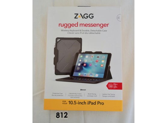Zagg Rugged Messenger IPad Pro Wireless Keyboard & Carrier