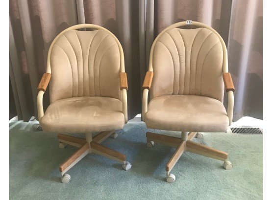 2 Comfy Swivel Chairs
