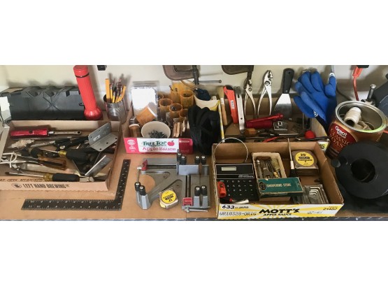 Assorted Tools, Fasteners, & More As Pictured