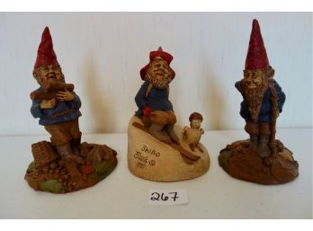 Tom Clark Gnomes: Stumbles, Arthur, & Skibo