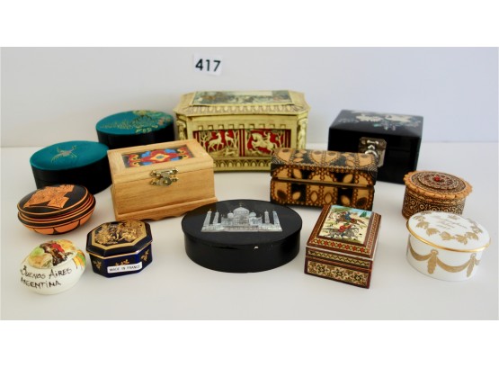 Trinket Boxes From Around The World