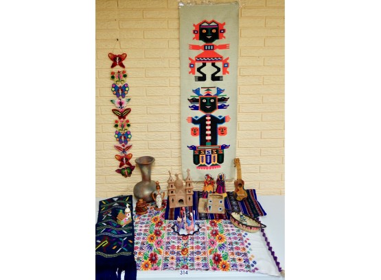 Mexican & South American Folk Art, Décor, & Textiles
