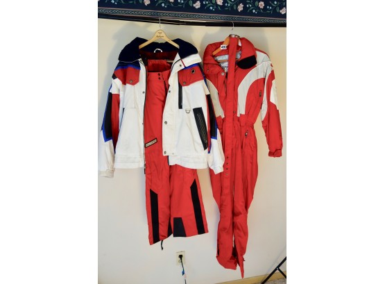 Vintage Womens' & Men's Spyder Ski Suits
