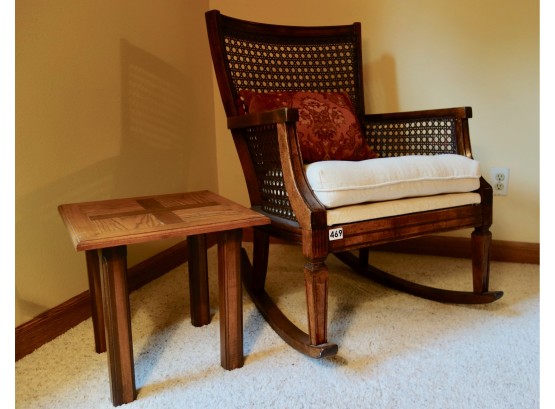 Rocking Chair W/Side Table