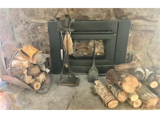 Wood, Woodholder, & Fireplace Tools