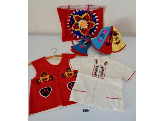 Embroidered Hats, Vest, Bag, & More From The Czech Republic