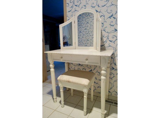 Painted Vanity & Bench