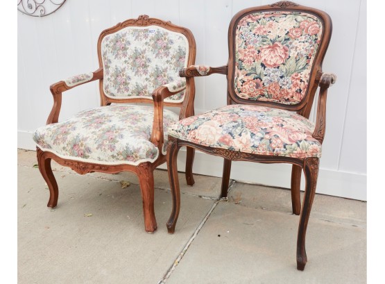 2 Sweet Antique Chairs In Excellent Condition