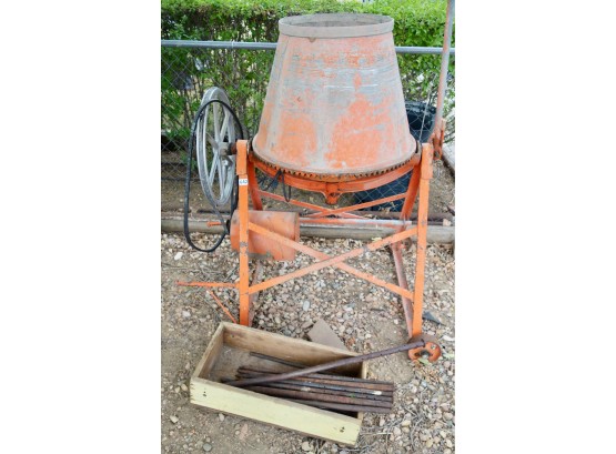 Cement Mixer W/Forming Stakes