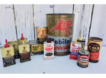 Assorted Vintage Tins