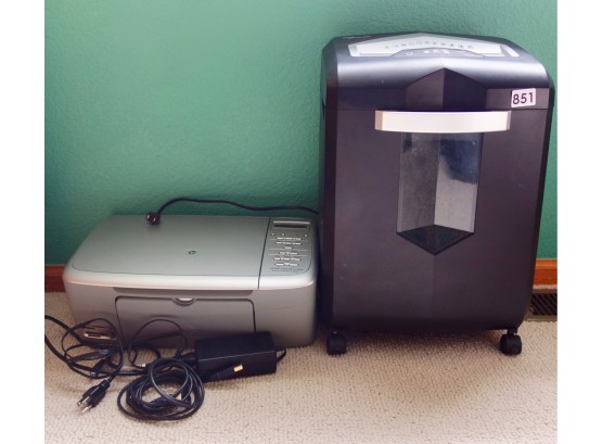 HP PSC 1610 All In One Printer & Ativa Paper Shredder