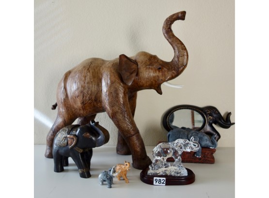 Elephant Collection Including Crystal