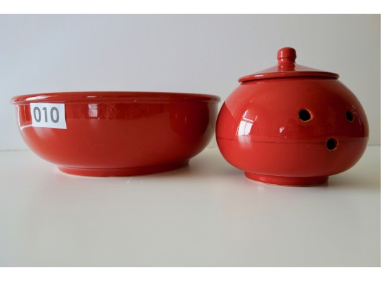 Red Ceramics By Mamma Ro Italy
