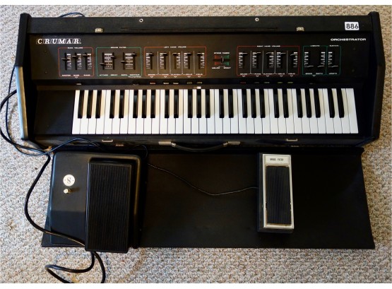 Crumar Orchestrator Keyboard W/Foot Pedals