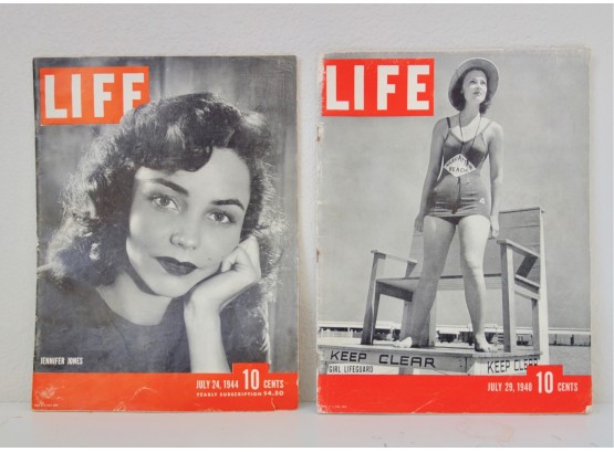 Vintage Life Magazines From 1941 & 1944