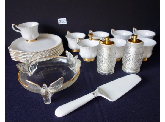 Vintage Royal Albert China Snack Set For 8 & More