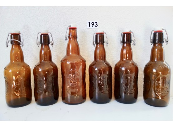 Vintage Fischer & Grolsch Beer Bottles