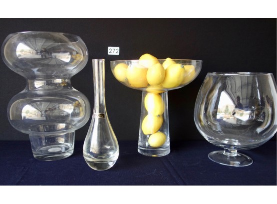 Fun Modern Glass Vases Including Hand Blown Italian