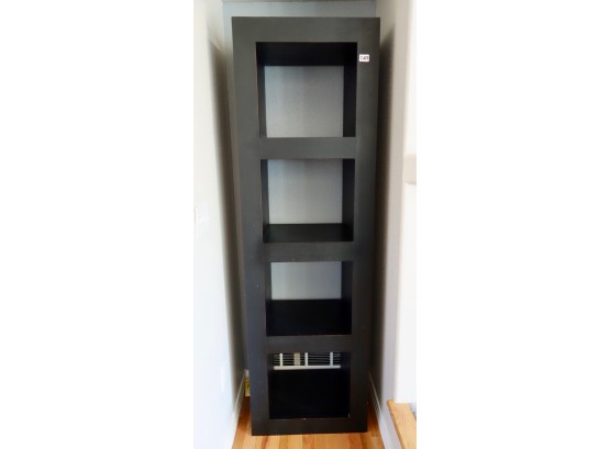 Large Black Modern Display Shelves