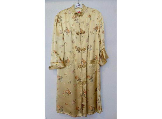 Beautiful Chinese Jacket, Appears To Be Silk