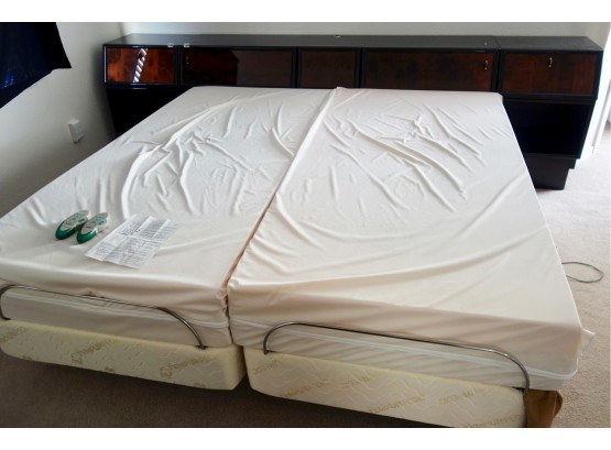 Tempurpedic Split King Adjustable Bed, Headboard NOT Included