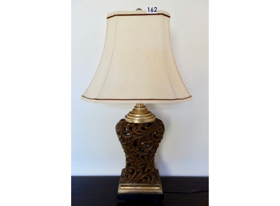 Stunning Carved Table Lamp