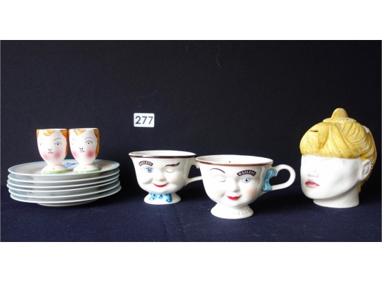 Sunnyside England Figural Teapot, William Sonoma Plates, & More