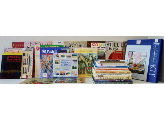 Assorted How-To Art Books & Kits
