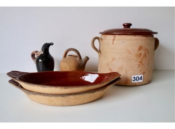Terra Cotta Stoneware Including L'Incomparable From France