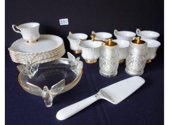 Vintage Royal Albert China Snack Set For 8 & More