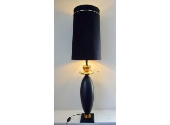 Stunning 57' Tall Mid Century Lotus Table Lamp