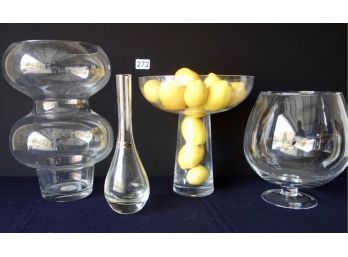 Fun Modern Glass Vases Including Hand Blown Italian