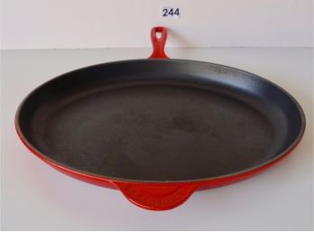 Le Creuset #40 Oblong Cast Iron Enamel Pan