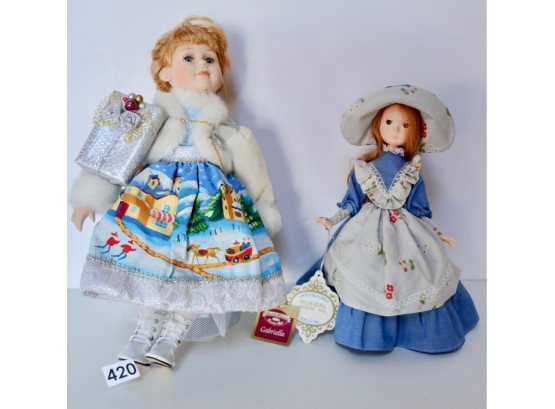 Vintage Kelvin Revolving Musical Doll & Anco Doll