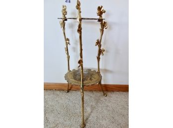 Vintage Brass Plant Stand