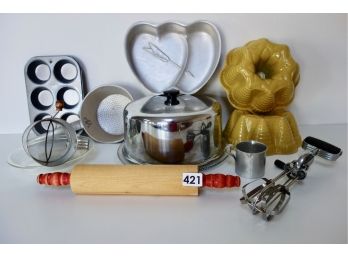 Assorted Baking Supplies, Mostly Vintage