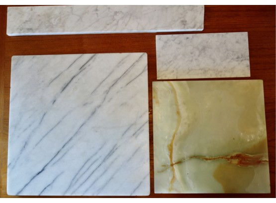 Marble And Green Onyx Slabs