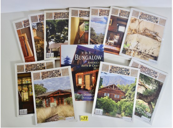 11 American Bungalow Magazines & A Bungalow Book