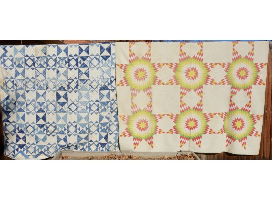 2 Beautiful But Damaged Cutter Quilts
