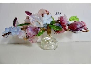 Vintage Slag Glass Bouquet