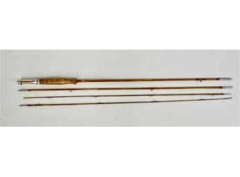 Water Riffle 3  Piece 8.5' Bamboo Fly Rod W/extra Tip Piece