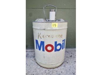 Vintage Mobile Gas Can With Kerosene In It