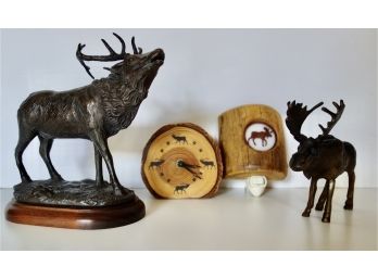 Brass & Bronze Moose & Elk & More