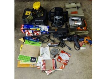 Electric Power Tools Including Sanders And Saw
