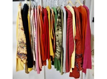 Large Lot Of Casual Women's Shirts
