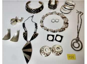 Silver Toned Vintage Costume Jewelry
