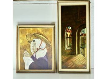 2 Larger Vintage Framed Paintings